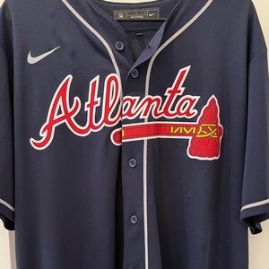 Nike Navy Blue Atlanta Jersey